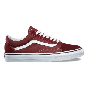 Vans Erkek Spor Ayakkabı Old Skool Kahverengi/Beyaz | 10616-164